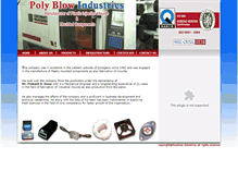 Tablet Screenshot of polyblow.com